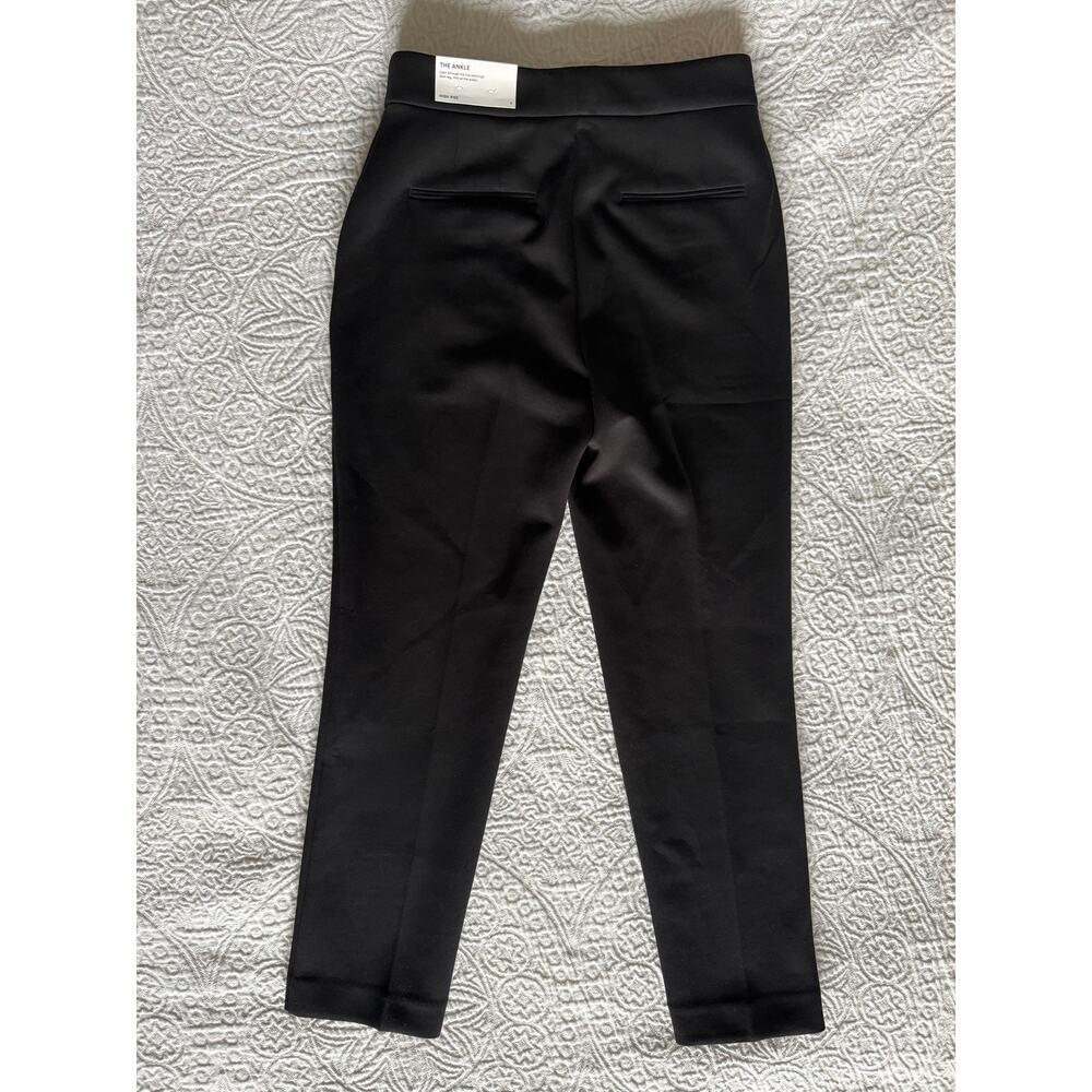 Ann Taylor High Rise Pintucked Ankle Pant in Double Knit - Picture 3 of 7